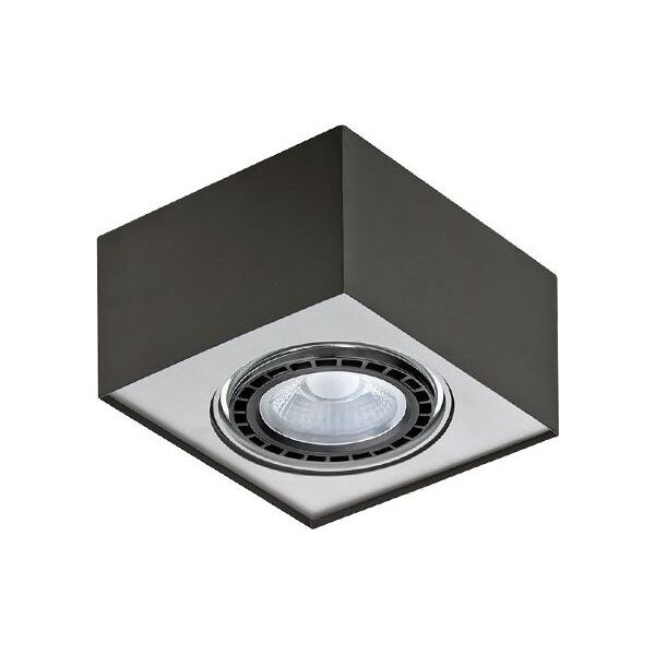 Lampa sufitowa Azzardo Lampa natynkowa kostka czarna AZzardo PAULO 1 AZ0959