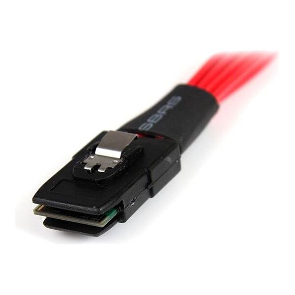 StarTech SFF 8087 - SATA x4, 1m, Czerwony (SAS8087S4100)