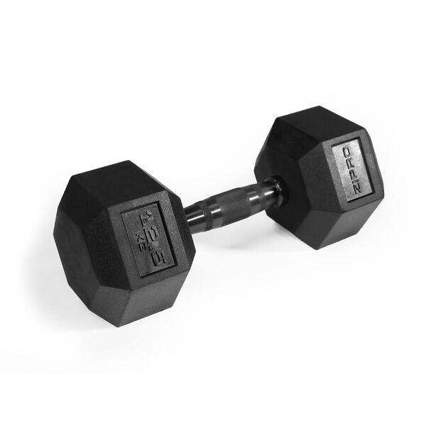 Zipro hantel HEX gumowany 1 x 12.5 kg