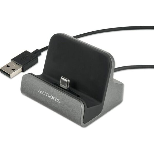 Kabel USB 4smarts 4smarts USB Type-C Charging Station VoltDock 10W grey - 4S462240