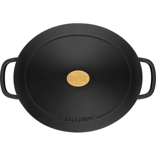 Ballarini Ballarini Bellamonte Garnek żeliwny owalny 4,5 l czarny