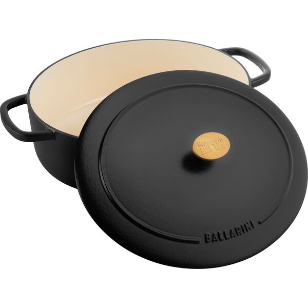 Ballarini Ballarini Bellamonte Garnek żeliwny owalny 4,5 l czarny
