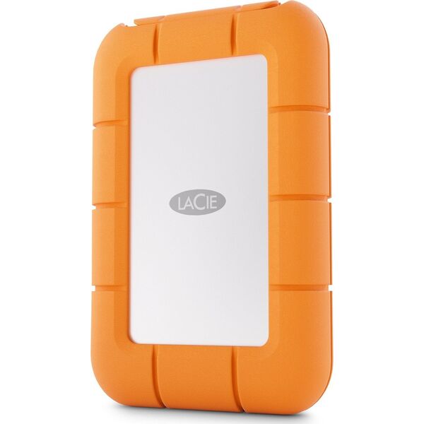 Dysk zewnętrzny SSD LaCie Rugged Mini 2TB Srebrno-pomarańczowy (STMF2000400)
