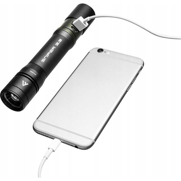 Latarka MacTronic Mactronic 1020lm USB-C įkraunamas žibintuvėlis Sniper 3.3 THH0064