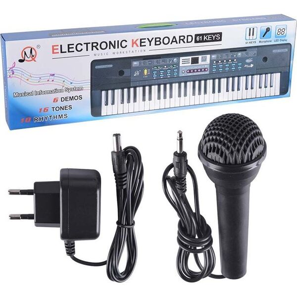 Lean Sport MQ 601 UFB keyboard klawisze organy z mikrofonem dla dzieci