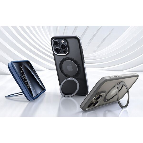 Torras Etui Torras Ostand R Fusion dla iPhone 16 Pro (Szare)