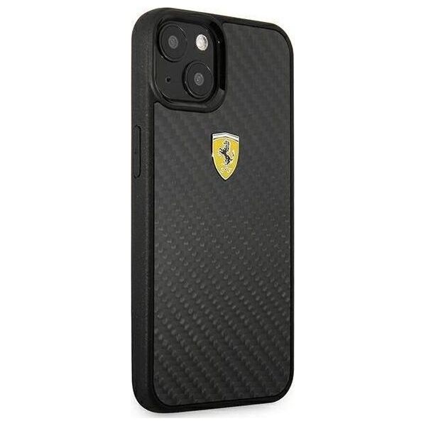Ferrari Ferrari FEHCP13SFCABK iPhone 13 mini 5,4" czarny/black hardcase On Track Real Carbon