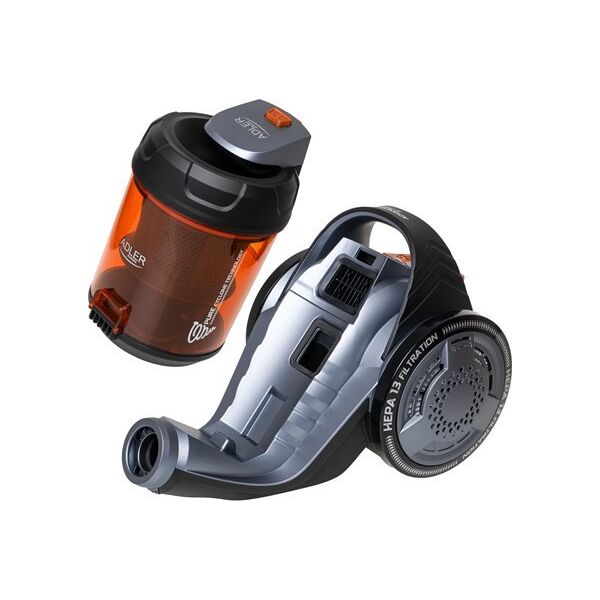 Adler Cyclone Vacuum Cleaner | AD 7065 | Bagless | Power 700 W | Dust capacity 1.6 L | Black/Red one size