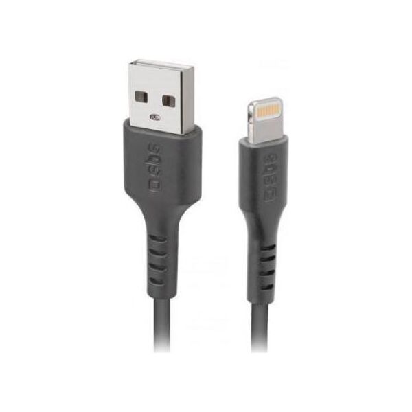 Kabel USB SBS Mobile USB-A - Lightning 1 m Czarny (JAB-7541185)