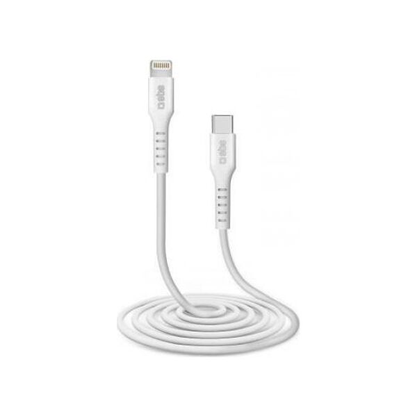 Kabel USB SBS Mobile USB-C - Lightning 2 m Biały