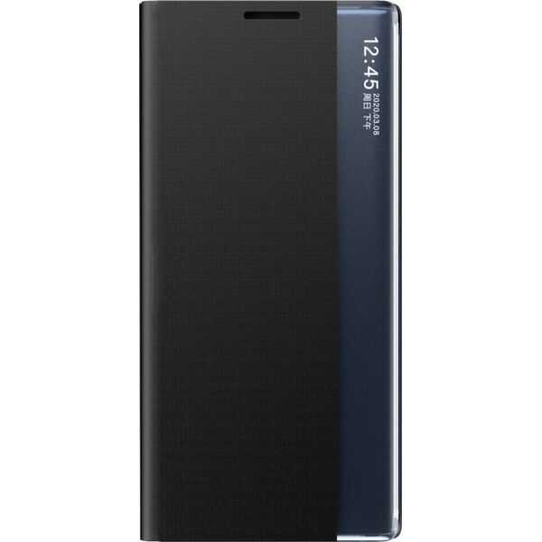 Θήκη Hurtel για Samsung S24+ με μαγνητικό πτερύγιο Νέα θήκη Sleep View μαύρη HURTEL 13320056 9145576284346