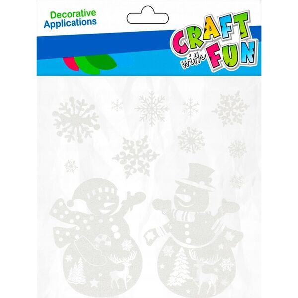 Craft with Fun OZDOBA BN NAKLEJKI NA SZYBE BALWANEK CF 12/144