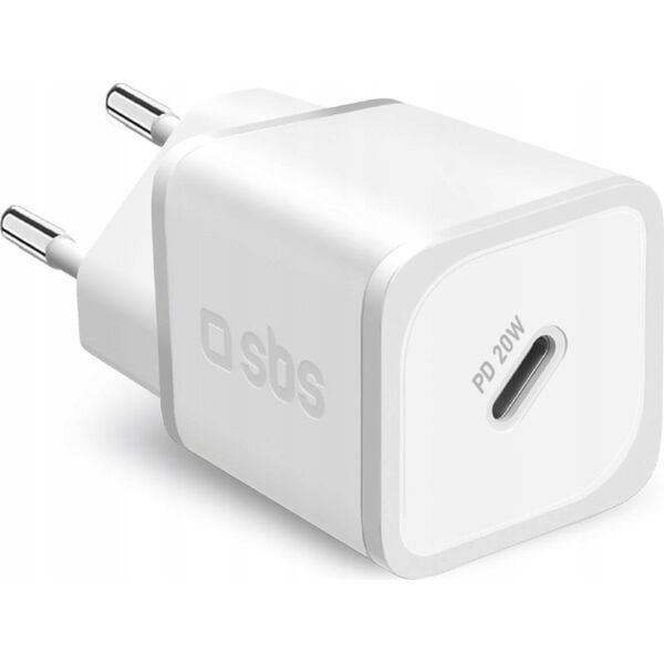 Ładowarka SBS Mobile SBS PD Reiselader 20W USB-C GaN weiß