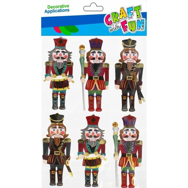 Craft with Fun OZDOBA BN NAKLEJKI 3D 6SZT DZIADEK CF PBH 12/288