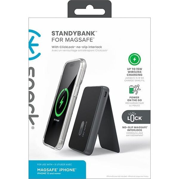Speck StandyBank + ClickLock - Power Bank MagSafe 5000mAh + stand