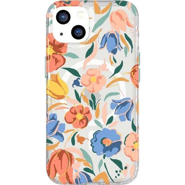 Tech 21 TECH21 ETUI T21-9321 EVO ART MAGSAFE IPHONE 13 PEACH TULIP