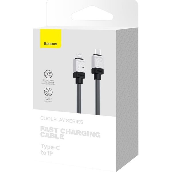 Kabel USB Baseus USB-C - Lightning 1 m Czarny