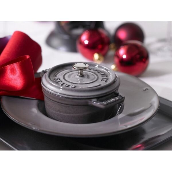 STAUB Mini garnek żeliwny okrągły Staub