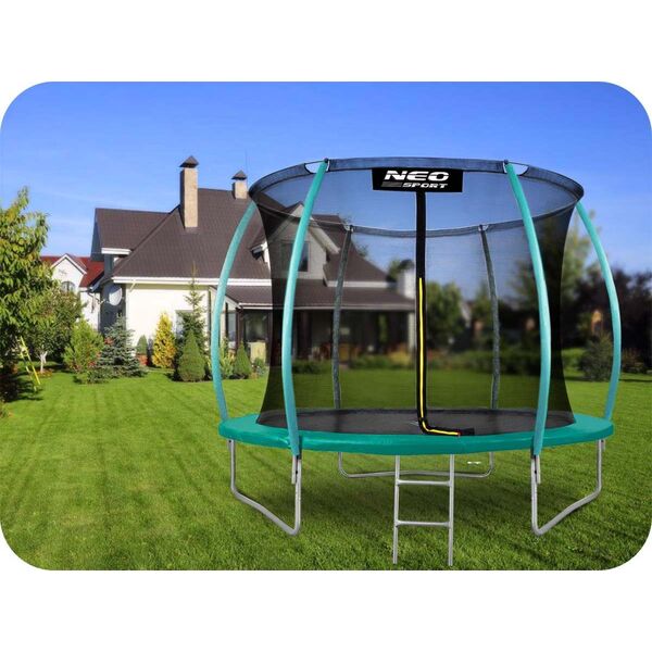 Trampolina ogrodowa Neo-Sport NS-10C181 z siatką wewnętrzną 10 FT 312 cm