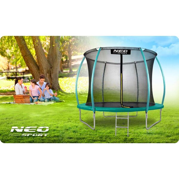Trampolina ogrodowa Neo-Sport NS-10C181 z siatką wewnętrzną 10 FT 312 cm