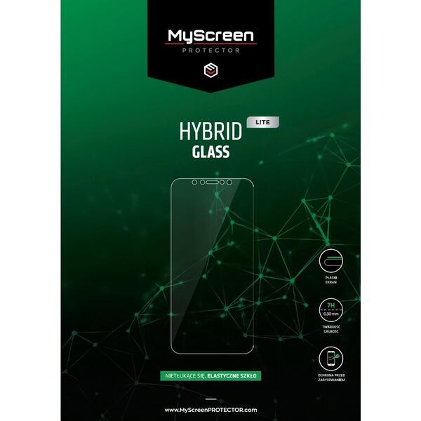 MyScreen Protector Szkło hybrydowe HYBRID GLASS LITE iPhone 12/12 Pro