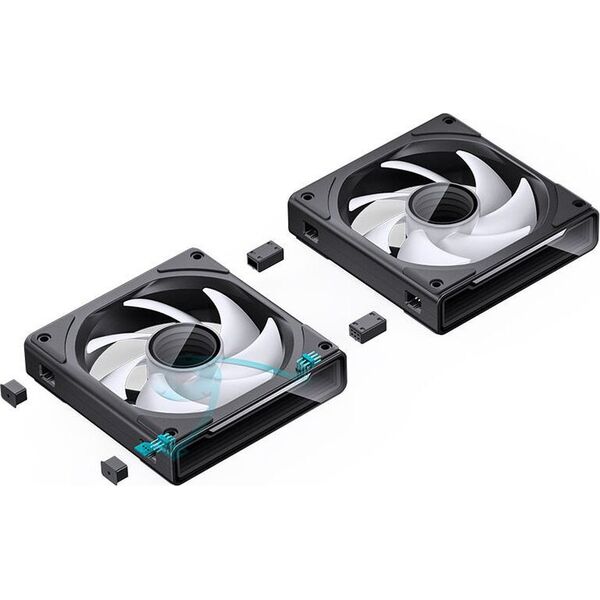 Jonsbo ZK-120B 3in1 Lüfter - A-RGB, schwarz