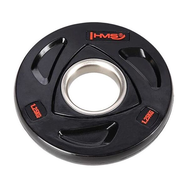 HMS TOX01 Czarny Talerz Olimpijski Ogumowany 1.25 kg