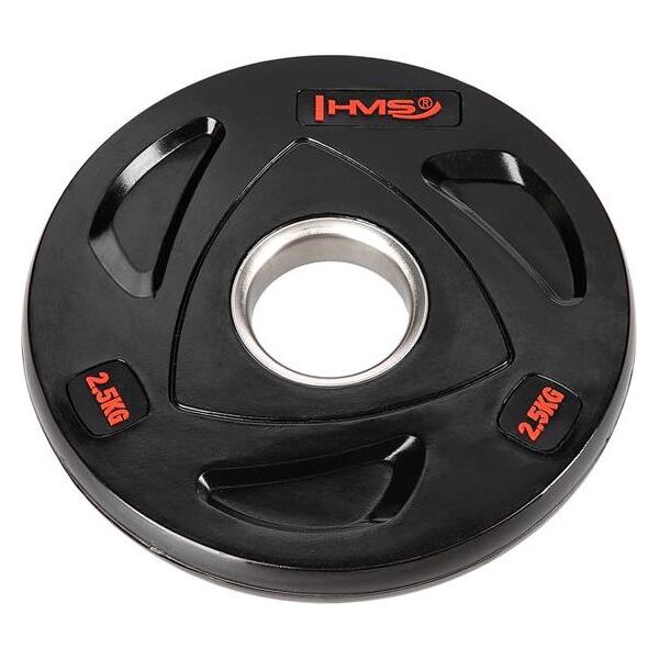 HMS TOX02 Czarny Talerz Olimpijski Ogumowany 2.5 kg