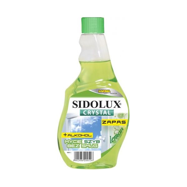 Sidolux Sidolux Płyn do mycia szyb Crystal Lemon ZAPAS 500ml uniwersalny