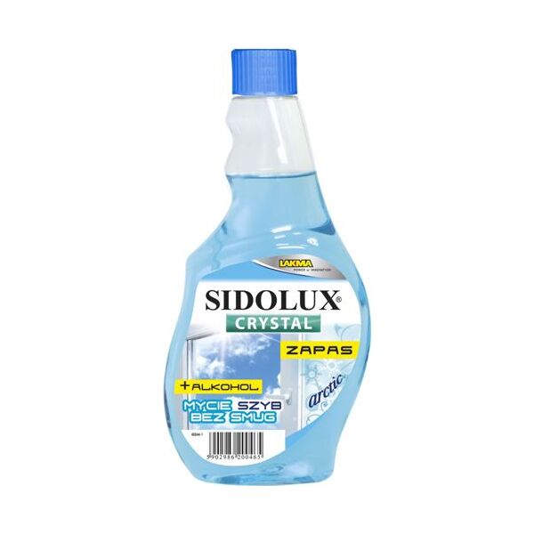 Sidolux Sidolux Płyn do mycia szyb Crystal arctic ZAPAS 500ml uniwersalny