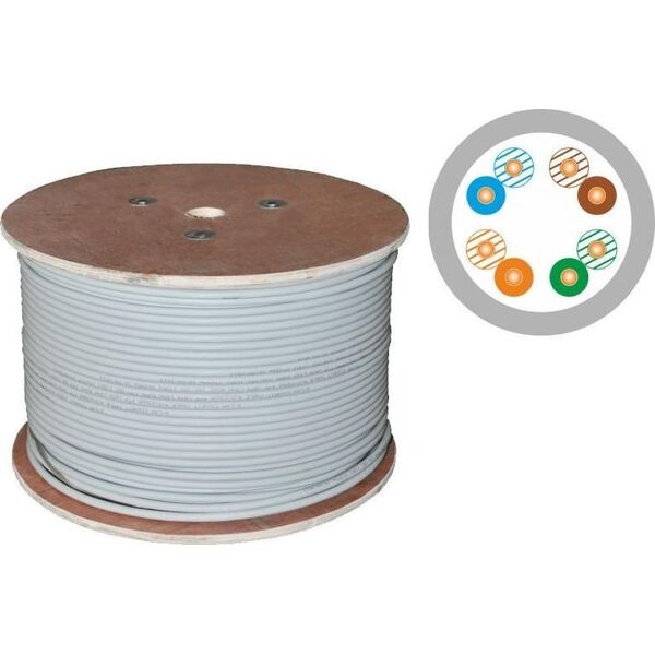 Q-Lantec Kabel sieciowy UTP kat.5e PVC Eca - 500m - 10 lat gwarancji