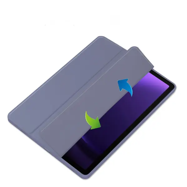 Bizon Case Tab Clear Matt Samsung Galaxy Tab S9 / S9 FE lavender