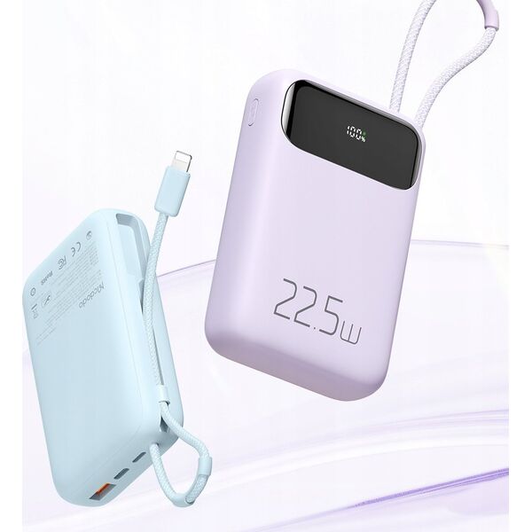 Powerbank Mcdodo MCDODO POWERBANK 10000MAH Z WYŚWIETLACZEM USB USB-C 22,5W + KABEL LIGHTNING