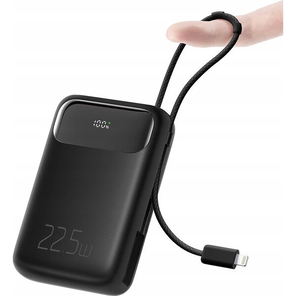 Powerbank Mcdodo MCDODO POWERBANK 10000MAH Z WYŚWIETLACZEM USB USB-C 22,5W + KABEL LIGHTNING