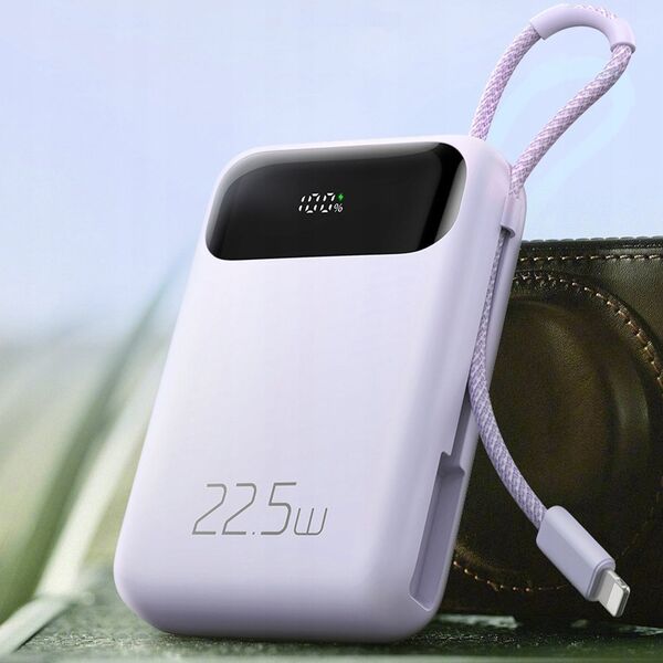 Powerbank Mcdodo MCDODO POWERBANK 10000MAH Z WYŚWIETLACZEM USB USB-C 22,5W + KABEL LIGHTNING