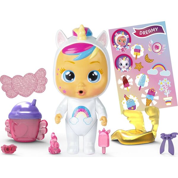 Tm Toys 7w1 Cry Babies DOMEK DLA LALEK +LALKA BOBAS płacząca Magic Tears +AKCESORIA