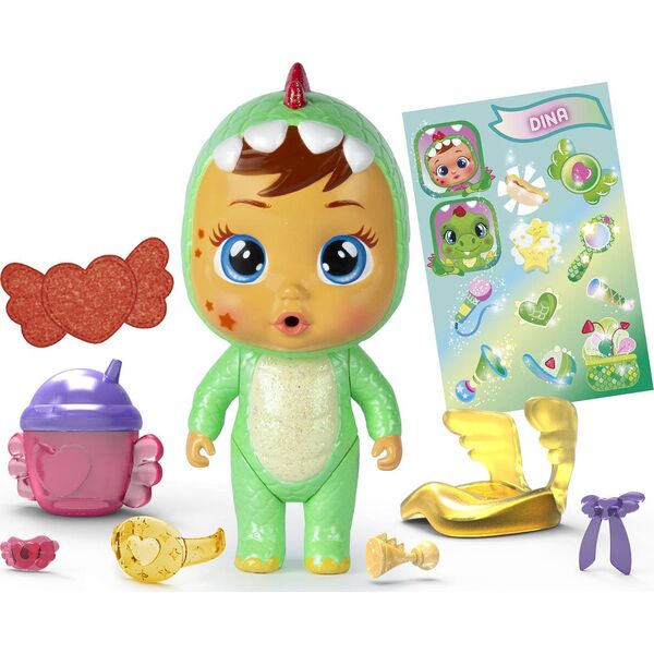 Tm Toys 7w1 Cry Babies DOMEK DLA LALEK +LALKA BOBAS płacząca Magic Tears +AKCESORIA