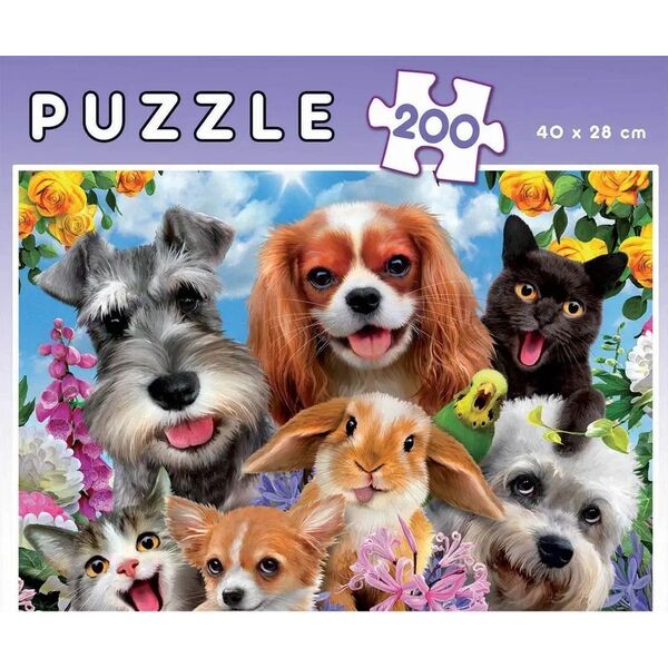 Ravensburger Puzzle 200 Zwierzęta domowe G3