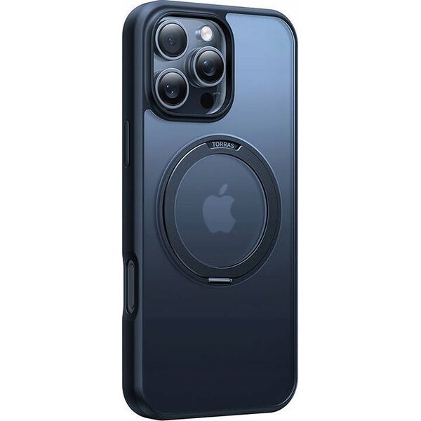 Torras Etui Torras Ostand Pro dla iPhone 16 ProMax (Czarne)