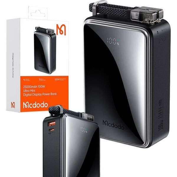 Powerbank Mcdodo Power Bank Mcdodo MC-0561 Digital Dis 25000mAh,100W (czarny)