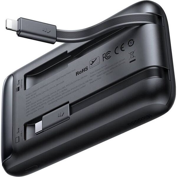 Powerbank Mcdodo Power Bank Mcdodo MC-0231 Digital Dis 10000mAh, 33W (czarny)