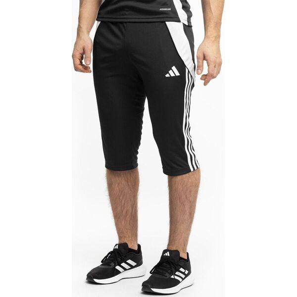 Adidas Spodnie męskie adidas Tiro 24 3/4 czarne IJ7671 L