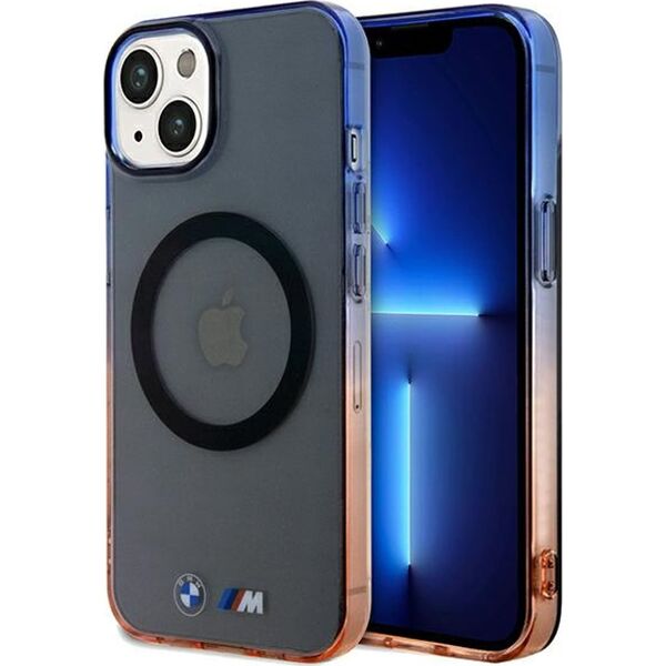 Θήκη BMW BMHMP15MHTGE Apple iPhone 15 Plus / 14 Plus σκληρός προφυλακτήρας κλίσης MagSafe γκρι/γκρι 14442916 3666339144807