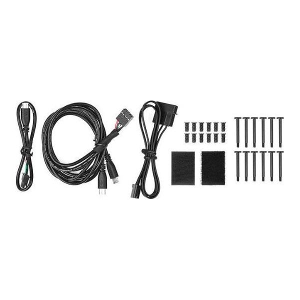 Wentylator Thermaltake Riing Plus 12 RGB 3-pack + Hub + 3 paski LED (CL-F076-PL12SW-A)