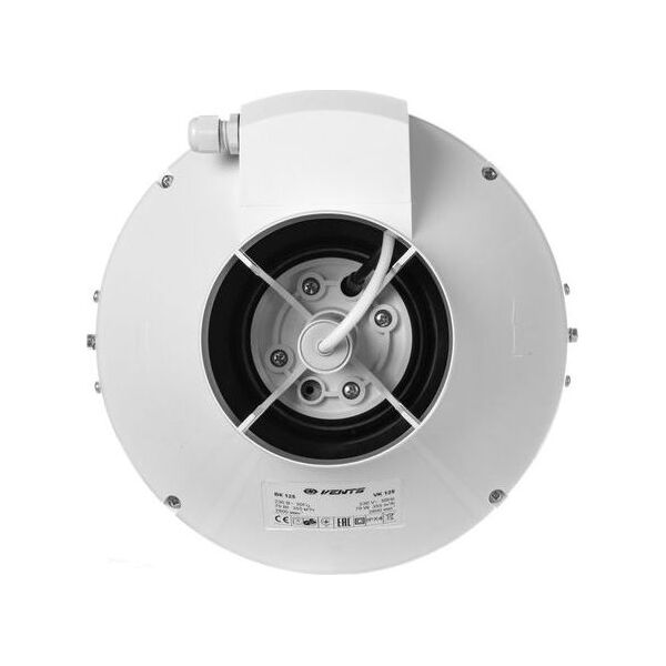 Vents Wentylator kanałowy odśrodkowy fi 125 230V 61W 260m3/h 36dB biały VK125