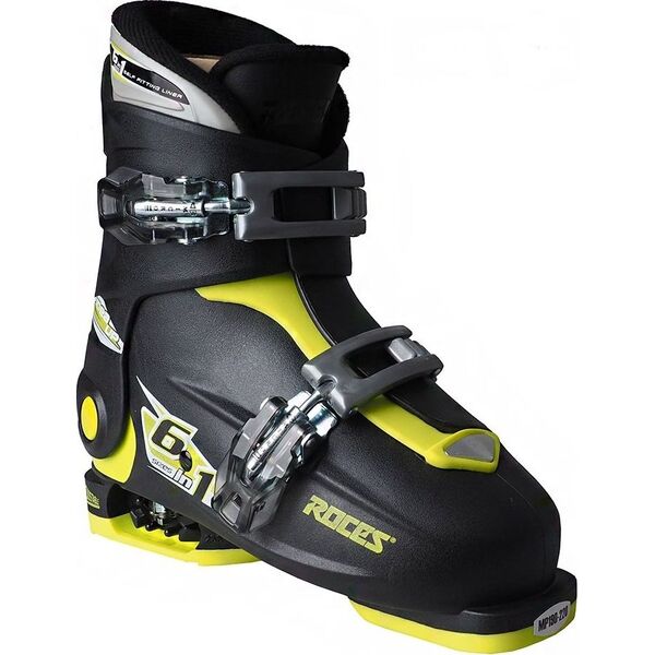 Roces Buty narciarskie Roces Idea Up czarno-limonkowe Junior 450491 18 30-35