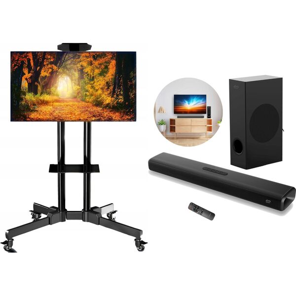 Mozos Mozos Stojak podłogowy 1500 32'' - 60'' + Soundbar THEATER