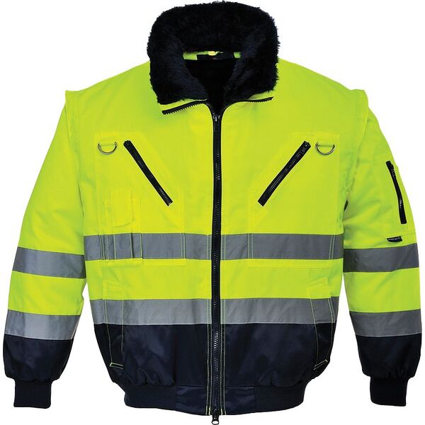Portwest Pj50 Portwest Kurtka Y Bomber Ostrzegawcza 4W1 M