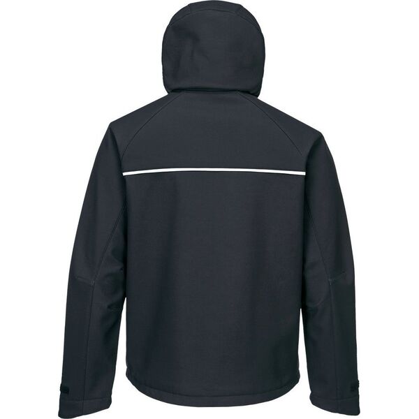 Portwest DX474 - Kurtka DX4 Softshell oddychający, wodoodporny i wiatroszczelny, tkanina ripstop, 92% Poliester, 8% Elastan, 6 - niebieski metro L