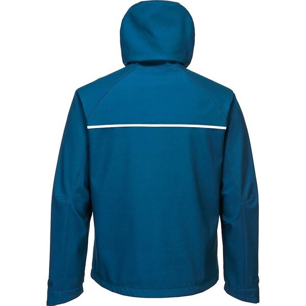 Portwest DX474 - Kurtka DX4 Softshell oddychający, wodoodporny i wiatroszczelny, tkanina ripstop, 92% Poliester, 8% Elastan, 6 - niebieski metro XL